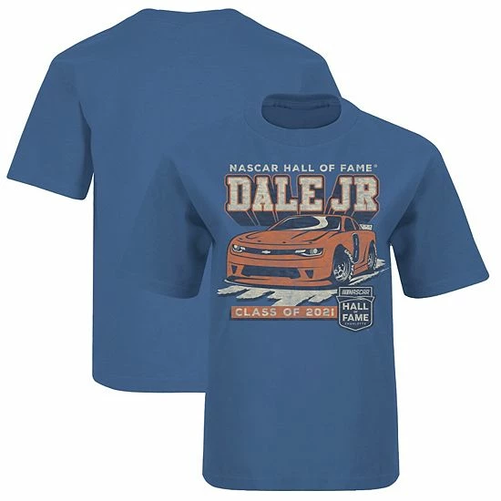 Cheap ๐ Unbranded Youth JR Motorsports Official Team Apparel Heather Royal Dale Earnhardt Jr. NASCAR Hall Of Fame Class Of 2021 1-Spot T-Shirt ๐