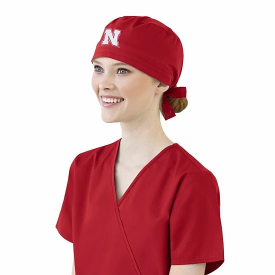 Budget ๐ Unbranded Scarlet Nebraska Huskers Team Scrub Cap ๐ - Image 4