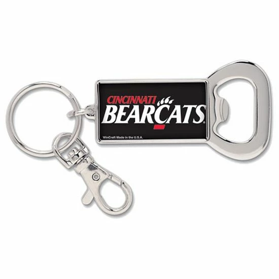 Cheap ๐ Unbranded Cincinnati Bearcats Silvertone Bottle Opener Keychain โ