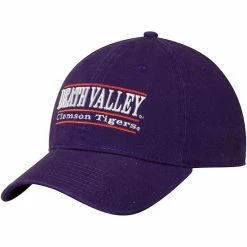Wholesale ⭐ Unbranded Men's The Game Purple Clemson Tigers Death Valley Classic Bar Unstructured Adjustable Hat 🧨
