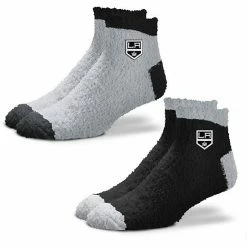 Top 10 ✔️ Unbranded 👩 Women's For Bare Feet Los Angeles Kings 2-Pack Team Sleep Soft 🧦 Socks ✨