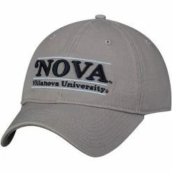 Flash Sale 🥰 Unbranded Men's The Game Gray Villanova Wildcats Classic Bar Unstructured Adjustable Hat 🧨