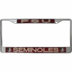 Buy ⭐ Unbranded Silver Florida State Seminoles Domed Chrome Frame ✨