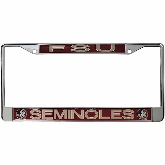 Buy ⭐ Unbranded Silver Florida State Seminoles Domed Chrome Frame ✨
