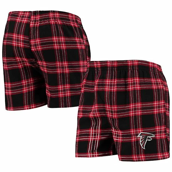 Best deal ๐งจ Unbranded Men's Concepts Sport Black/Red Atlanta Falcons Takeaway Flannel Boxers ๐