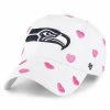 New 🛒 Unbranded Toddler 👧 Girls '47 White Seattle Seahawks Surprise Clean Up Adjustable Hat ❤️