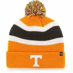 Flash Sale 💯 Unbranded Men's '47 Tennessee Orange Tennessee Volunteers Breakaway Cuffed Knit Hat With Pom 🔔