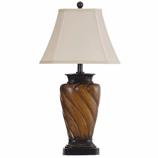 Budget ๐ Unbranded Toffee Wood Table Lamp ๐