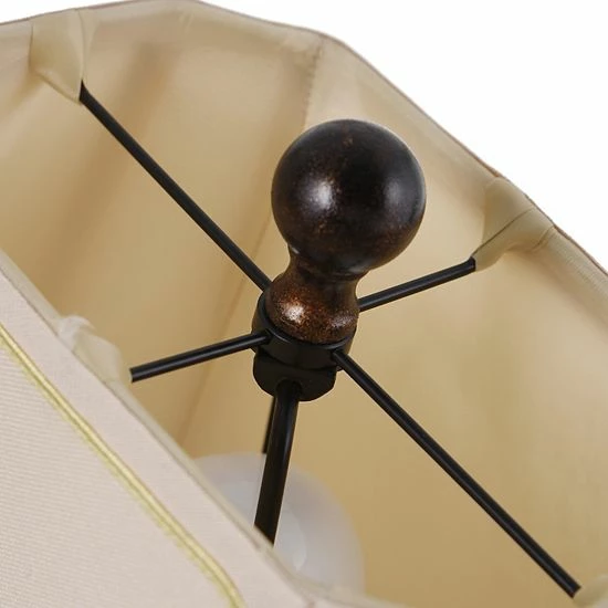 Budget ๐ Unbranded Toffee Wood Table Lamp ๐ - Image 6