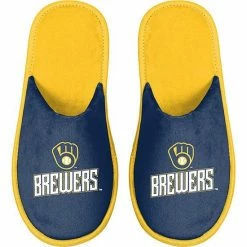 Cheap 🎉 Unbranded Men's FOCO Milwaukee Brewers Scuff Slide Slippers 🎉