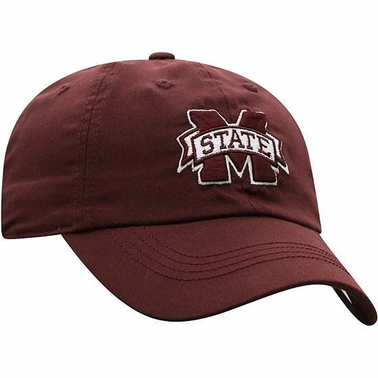 Budget ๐ Unbranded ๐ฉ Women's Top Of The World Maroon Mississippi State Bulldogs Staple Adjustable Hat โจ - Image 3