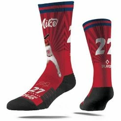 Best reviews of ⭐ Unbranded Men's Strideline Mike Trout Los Angeles Angels Premium Retro Full Sub Crew 🧦 Socks ⌛