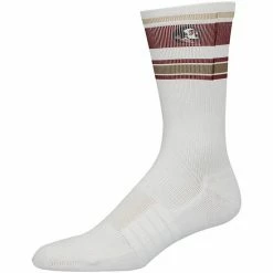 Best Pirce 🎁 Unbranded Men's Strideline Florida State Seminoles Retro Crew 🧦 Socks 🧨