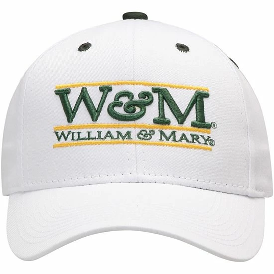 Best Sale 🛒 Unbranded Men's The Game White William & Mary Tribe W&M Classic Bar Adjustable Snapback Hat 🔔 - Image 3