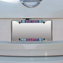 Best Pirce 🔔 Unbranded New York Giants Small Over Small Mega License Plate Frame 🔥