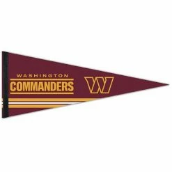 Discount 🥰 Unbranded WinCraft Washington Commanders 12" X 30" Logo Premium Pennant 🎉