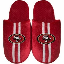Best Pirce 👍 Unbranded Youth FOCO San Francisco 49ers Team Stripe Slippers ⭐
