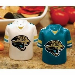 Budget ✨ Unbranded Jacksonville Jaguars Gameday Ceramic Salt & Pepper Shakers ⌛