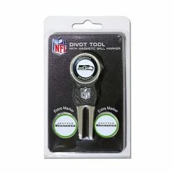 Coupon 🛒 Unbranded Team Golf Seattle Seahawks 4-pc. Divot Tool & Ball Marker Set ⭐