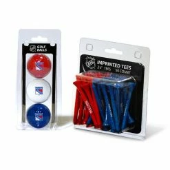 Hot Sale 🥰 Unbranded Team Golf New York Rangers Ball & Tee Set ❤️