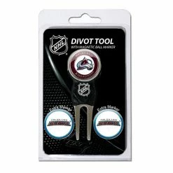Outlet 🤩 Unbranded Team Golf Colorado Avalanche 4-pc. Divot Tool & Ball Marker Set 👏