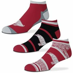 Best Sale 👍 Unbranded For Bare Feet Tampa Bay Buccaneers Cash Three-Pack Ankle 🧦 Socks ⌛