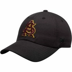 Flash Sale 👏 Unbranded Men's Top Of The World Black Arizona State Sun Devils Staple Adjustable Hat ✨