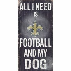 Coupon ✔️ Unbranded New Orleans Saints Football And My 🐕 Dog Sign 😍