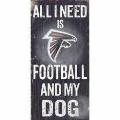 Deals ⭐ Unbranded Atlanta Falcons Football And My 🐕 Dog Sign 👏