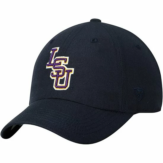 Brand new ๐ฅฐ Unbranded Men's Top Of The World Navy LSU Tigers Staple Adjustable Hat ๐ - Image 2