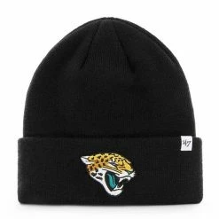 Budget 👍 Unbranded Men's '47 Black Jacksonville Jaguars Primary Basic Cuffed Knit Hat 👏