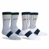 Brand new 🤩 Unbranded Milwaukee Brewers Two-Pack Home & Away Uniform Crew 🧦 Socks 🎉