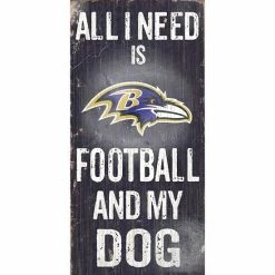Budget ⌛ Unbranded Baltimore Ravens Football And My 🐕 Dog Sign 😉