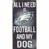 Flash Sale ❤️ Unbranded Philadelphia Eagles Football And My 🐶 Dog Sign 👏