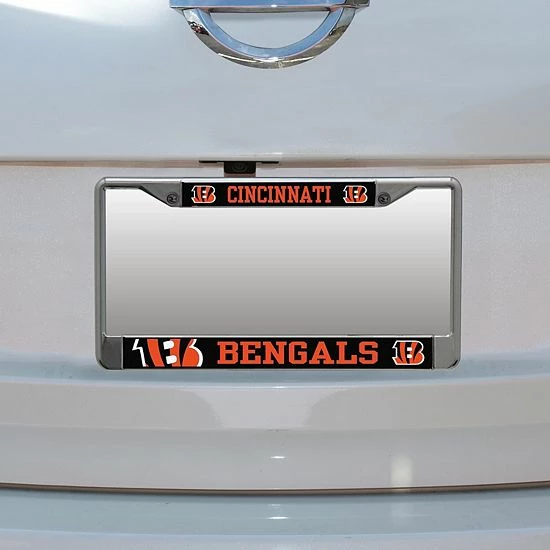 Cheapest ๐ฅฐ Unbranded Cincinnati Bengals Small Over Large Mega License Plate Frame ๐ฏ