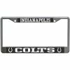 Promo 🌟 Unbranded Indianapolis Colts Carbon Small Over Large Metal Acrylic Cut License Plate Frame ❤️