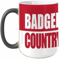 Best Sale 🤩 Unbranded Wisconsin Badgers 15oz. Reveal Mug 😀