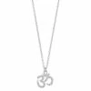 Cheap 💯 Unbranded Sterling Silver Cubic Zirconia Om Pendant Necklace 😀