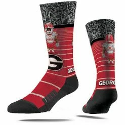 Outlet 🥰 Unbranded Youth Strideline Georgia Bulldogs 8-Bit Crew 🧦 Socks 🧨