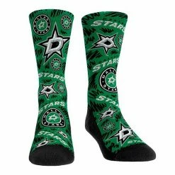 Hot Sale 😀 Unbranded 👩 Women's Rock Em 🧦 Socks Dallas Stars Logo Sketch Crew 🧦 Socks 🔔