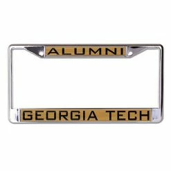 Brand new 🧨 Unbranded WinCraft Georgia Tech Yellow Jackets Alumni Inlaid Metal License Plate Frame 🎁