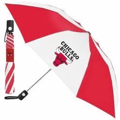New 🛒 Unbranded WinCraft Chicago Bulls 42" Primary Logo Folding Umbrella 🎁