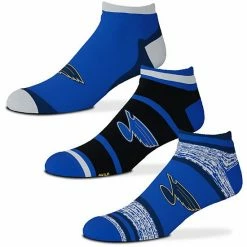 Discount ⌛ Unbranded For Bare Feet St. Louis Blues Cash Three-Pack Ankle 🧦 Socks 💯
