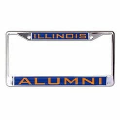 Budget 🤩 Unbranded WinCraft Illinois Fighting Illini Alumni Inlaid Metal License Plate Frame ❤️
