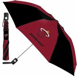 Wholesale 😀 Unbranded McArthur Miami Heat Automatic Folding Umbrella 🤩