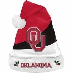 Discount 🧨 Unbranded FOCO Oklahoma Sooners Colorblock Santa Hat ⭐