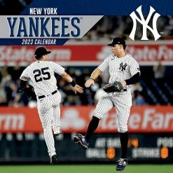 Best Pirce 😀 Unbranded New York Yankees 2023 12" X 12" Team Wall Calendar ✔️