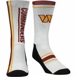 Deals ❤️ Unbranded Men's Rock Em 🧦 Socks White Washington Commanders Classic Uniform Crew 🧦 Socks 🥰
