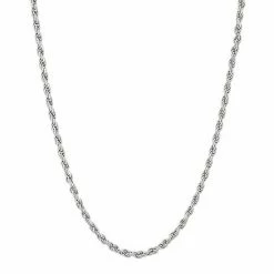 Cheap 🥰 Unbranded Sterling Silver 2.2 Mm Rope Chain Necklace ✨