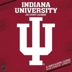 Buy 👍 Unbranded Indiana Hoosiers 2023 16-Month Team Wall Calendar 👏